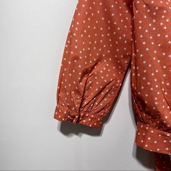 Madewell Star Scatter Wrap Blouse Size XS - Picture 8 of 11